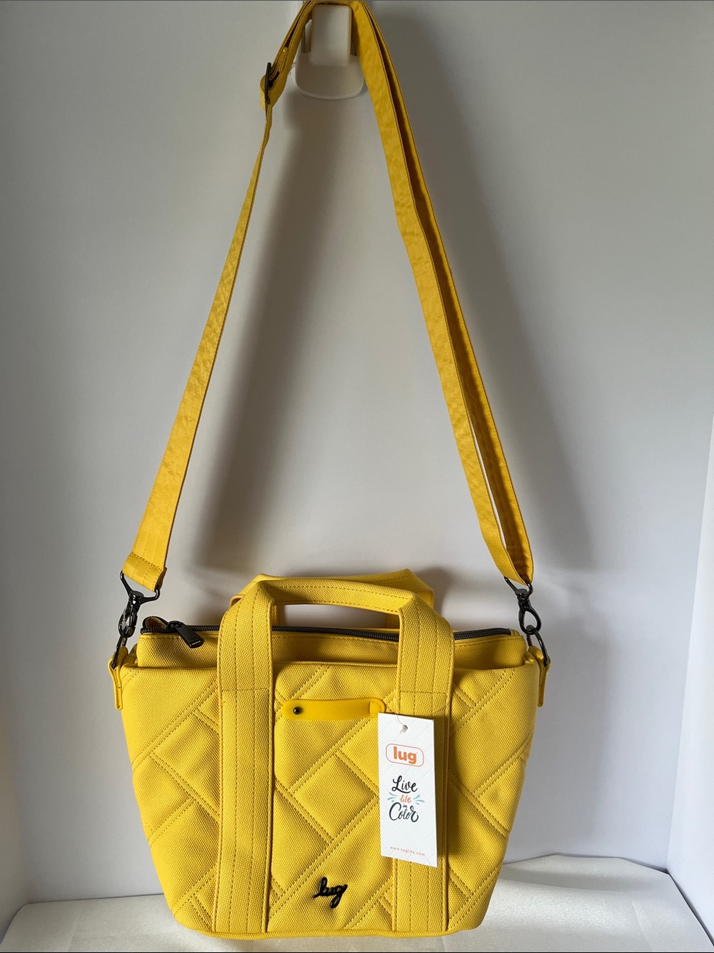 LUG - Dory Matte Luxe VL Crossbody Bag in Banana Icepop